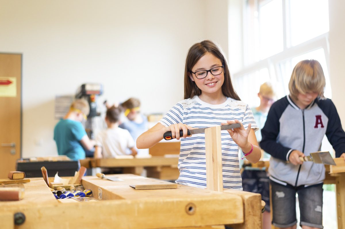 Unterricht in der Privatschule Gymnasium Lüneburger Heide